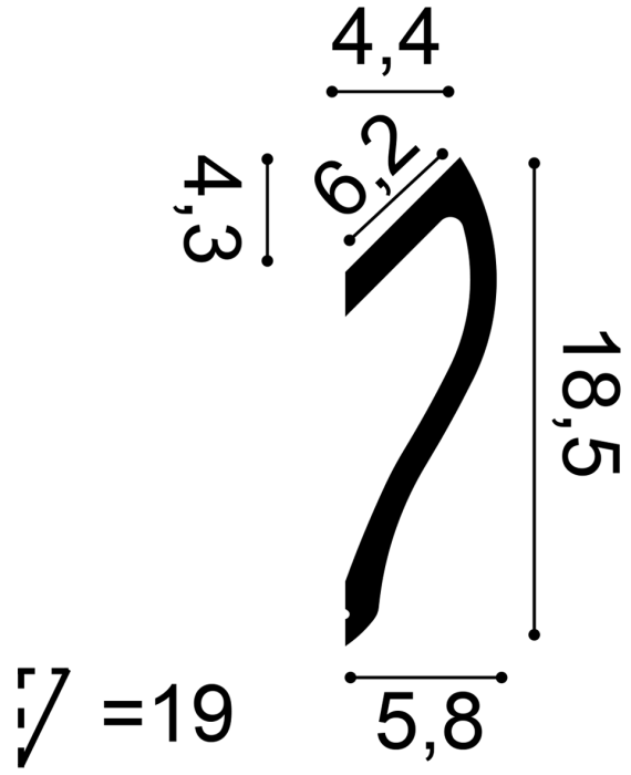 Profil iluminare indirecta ORAC C371 [2]