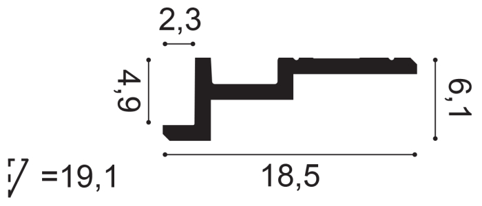 Profil mascare draperie ORAC C396 [2]