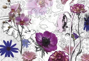 Imitatii, texturi, obiecte - Fototapet 8-887 Violet