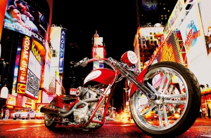 Fototapet - Fototapet 00653 Midnight Rider