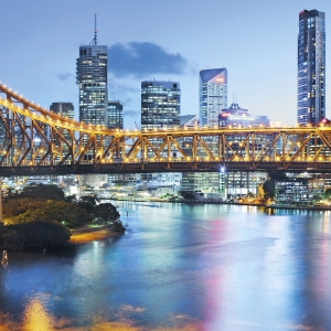 Fototapet XXL2-010 Peisaj urban Brisbane [1]