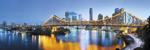 Peisaje & Natura - Fototapet XXL2-010 Peisaj urban Brisbane