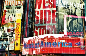 Fototapet - Fototapet 00642 Times Square Neon Stories