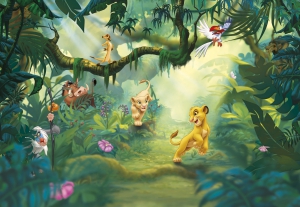 Camere copii - Fototapet 8-475 Lion King Jungle