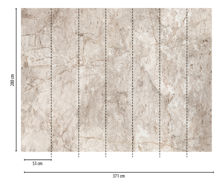 Fototapet marmura cu efect de piatra crem/bej 382261 - A.S. Creation [1]