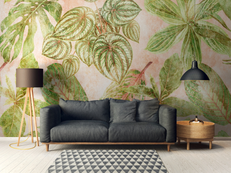 Fototapet - Fototapet frunze tropicale verde 382421 - A.S. Creation