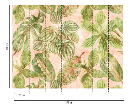 Fototapet frunze tropicale verde 382421 - A.S. Creation [1]