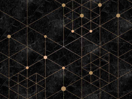 Fototapet marmura cu model geometric auriu 382601 - A.S. Creation [4]