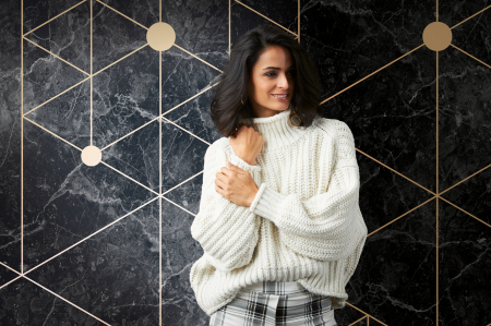 Imitatii, texturi, obiecte - Fototapet marmura cu model geometric auriu 382601 - A.S. Creation