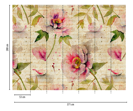 Fototapet floral vintage crem/bej 382761 - A.S. Creation [1]