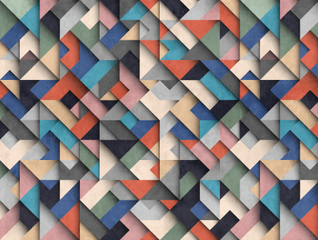 Fototapet forme geometrice 3D multicolor 382871 - A.S. Creation [2]