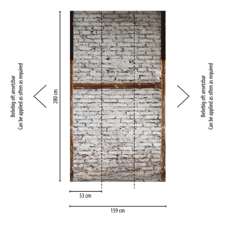 Fototapet zid de caramida alb 383511 - A.S. Creation [1]