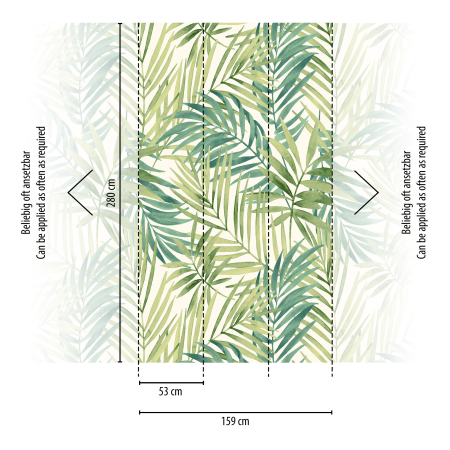 Fototapet frunze de palmier verde 388552  -  A.S. Creation [1]