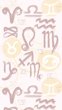 Fototapet semne zodiacale crem/bej 391991 - A.S. Creation [2]