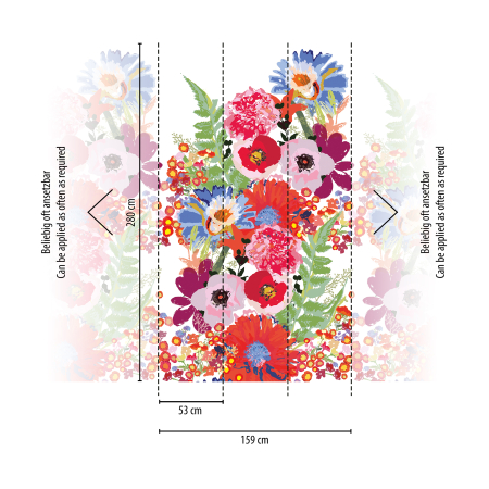 Fototapet flori multicolor 392071 - A.S. Creation [1]