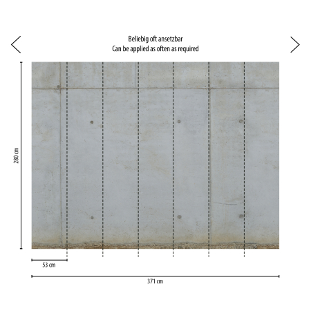 Fototapet perete beton gri 392251 - A.S. Creation [1]