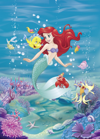 Fototapet Disney - Fototapet 4-4020 Ariel cantand