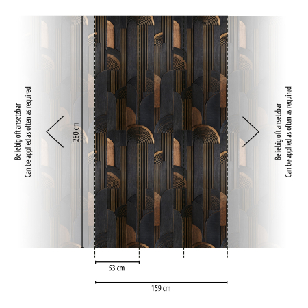 Fototapet modele 3D negru 792162  -  A.S. Creation [1]