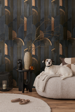 Fototapet AS Creation - Fototapet modele 3D negru 792162  -  A.S. Creation