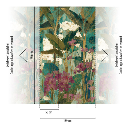 Fototapet flori verde 792297  -  A.S. Creation [1]