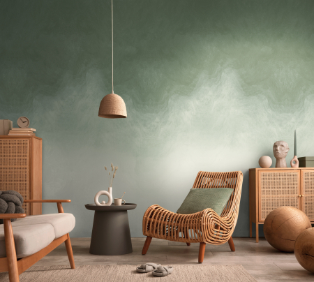 Fototapet AS Creation - Fototapet gradient culoare verde 792392  -  A.S. Creation