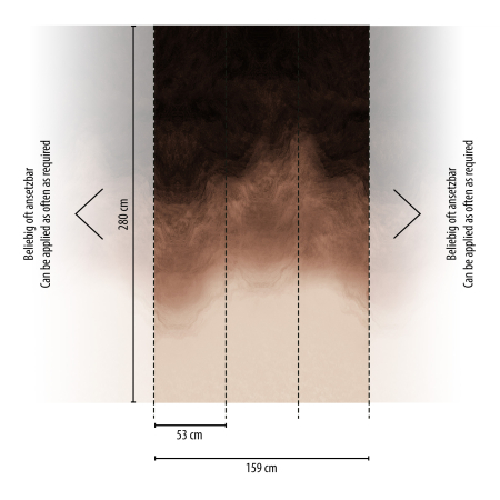 Fototapet gradient culoare maro 792395  -  A.S. Creation [1]