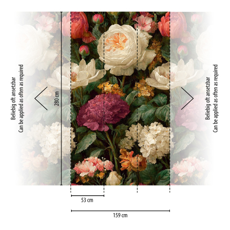 Fototapet flori crem/bej 792492  -  A.S. Creation [1]