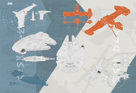 Fototapet Star Wars - Fototapet 8-4001 Star Wars - plan tehnic