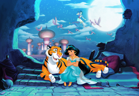 Fototapet Disney - Fototapet 8-4115 Asteptandu-l pe Aladdin