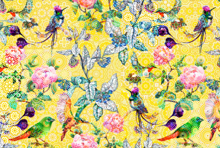 Colectii - Fototapet cu flori galben DD110201  -  A.S. Creation