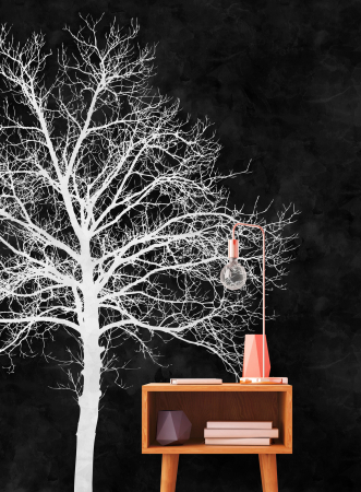 Fototapet copac alb DD110311  -  A.S. Creation [1]