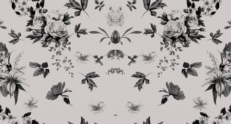 Colectii - Fototapet cu flori gri DD110381  -  A.S. Creation