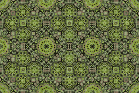 Colectii - Fototapet cu elemente abstracte verde DD110601  -  A.S. Creation