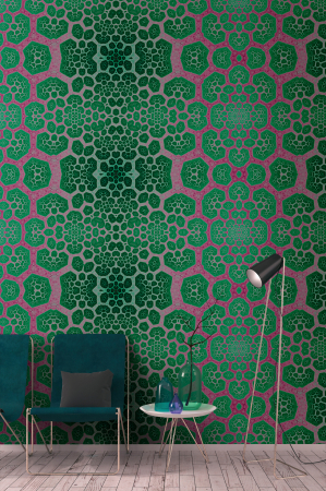 Fototapet cu elemente abstracte verde DD111171  -  A.S. Creation [1]
