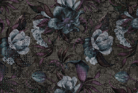 Walls by Patel - Fototapet cu flori maro DD111191  -  A.S. Creation