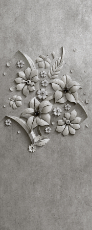 Fototapet - Fototapet model floral 3D gri DD113557  -  A.S. Creation