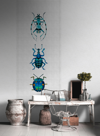 Fototapet insecte albastru DD114057  -  A.S. Creation [1]