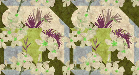 Walls by Patel 2 - Fototapet cu flori verde DD114102  -  A.S. Creation