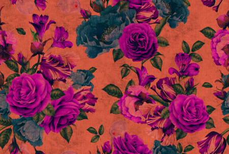 Colectii - Fototapet cu flori roz DD114157  -  A.S. Creation