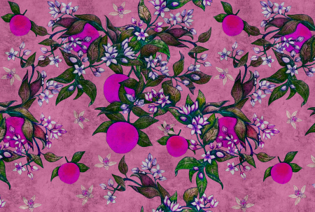 Fototapet - Fototapet cu flori roz DD114262  -  A.S. Creation
