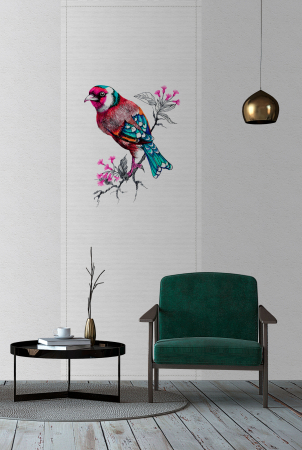 Fototapet pasare roz DD114462  -  A.S. Creation [1]