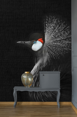 ARTist - Fototapet cocor incoronat negru DD119805  -  A.S. Creation