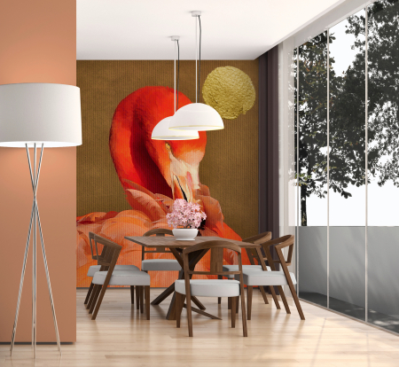 ARTist - Fototapet flamingo rosu DD119957  -  A.S. Creation