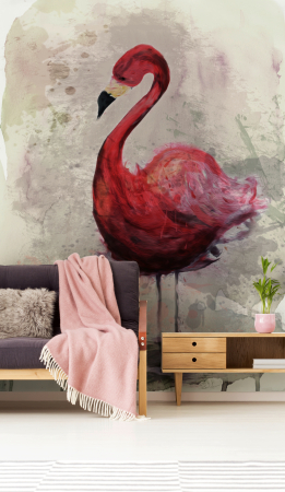 ARTist - Fototapet flamingo rosu DD120049  -  A.S. Creation