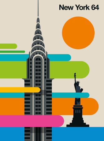 Orase, monumente, opere arta - Fototapet New York 64 DD120121 - A.S. Creation