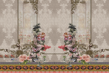 Walls by Patel 3 - Fototapet flori multicolor DD121836  -  A.S. Creation