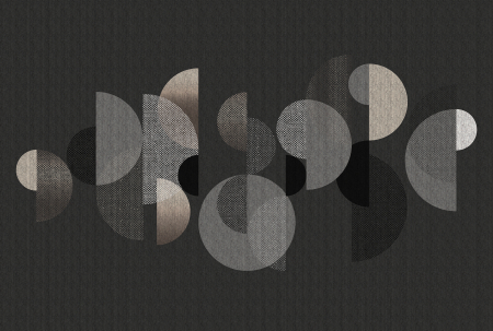 Walls by Patel 3 - Fototapet grafic gri DD122288  -  A.S. Creation