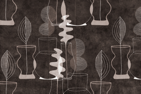 Walls by Patel 3 - Fototapet abstract maro DD122516  -  A.S. Creation
