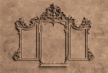 Walls by Patel 3 - Fototapet 3D portocaliu DD122700  -  A.S. Creation