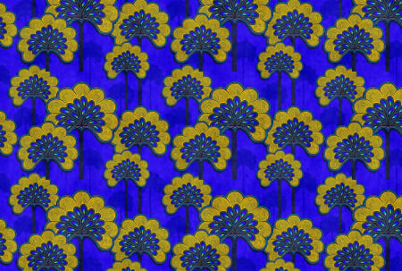 Walls by Patel 3 - Fototapet cu flori albastru DD122800  -  A.S. Creation